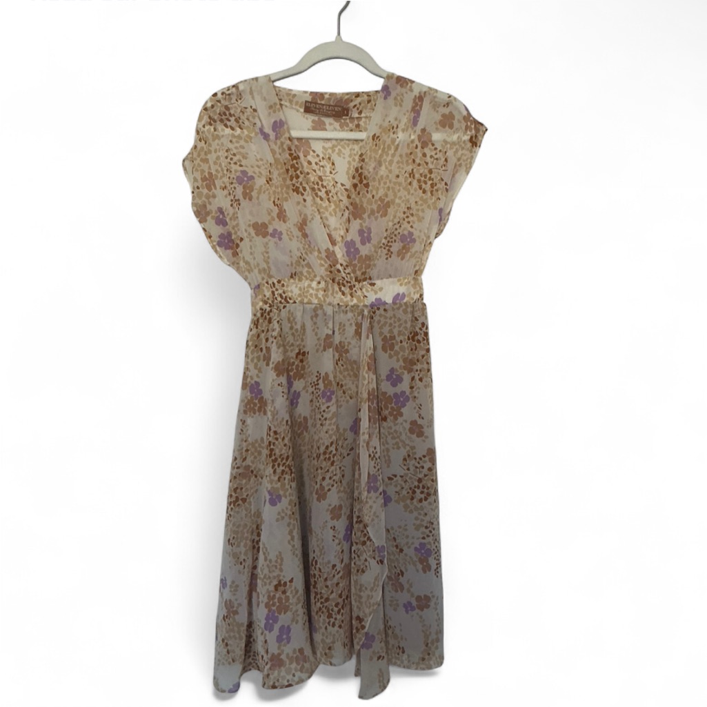 Eleven Eleven Floral Midi Dress